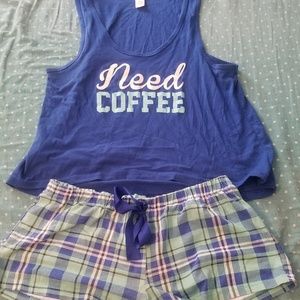 Shorts and Tank Pajama set